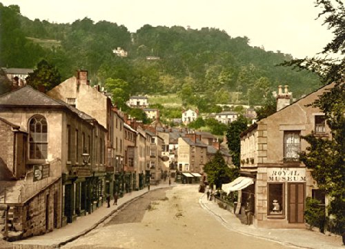 P19 Vintage 1890's Photochrom Photo Matlock Bath Derbyshire Print Re-Print - A3 (432 x 305mm) 16.5" x 11.7"