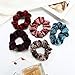 Dpijer 7 PCS Hair Scrunchies Velvet Elastics Scrunchy Bobbles Soft Hair Bands Hair Ties Ponytail Holder Hair Accessories for Women Girls,Random Color