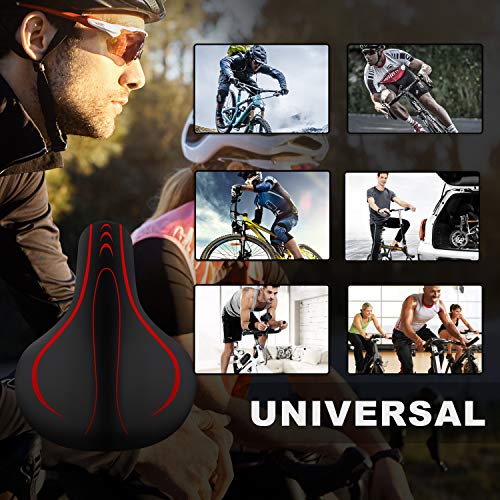 image for KeShi Bike Seat, Comfortable Bike Seats for Men and Women - Universal 