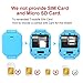 Smart Phone Watch for Kids, Unlocked Cell Phone Watch with [Anti-Lost SOS] [Camera] [Alarm] [Games] Smart Watch Includes 4G Micro SD Card, Nice Birthday for Kids Boys and Girls (Bule)