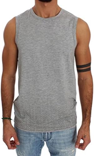Ermanno Scervino Gray Modal Stretch T-Shirt Top