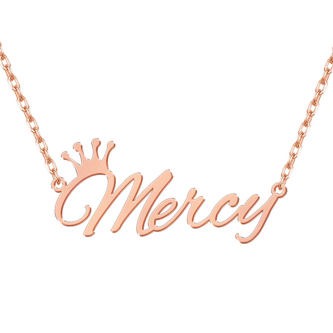 Custom Made Nameplate Necklace Dainty Sterling Silver Gift ...