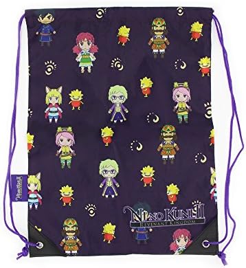 Official Ni No Kuni II Chibi Drawstring Bag