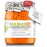 Mama's | Homestyle Hot Ajvar | Roasted Pepper Spread | 19oz Jar | No Preservatives | No artificial Colors | No Additives