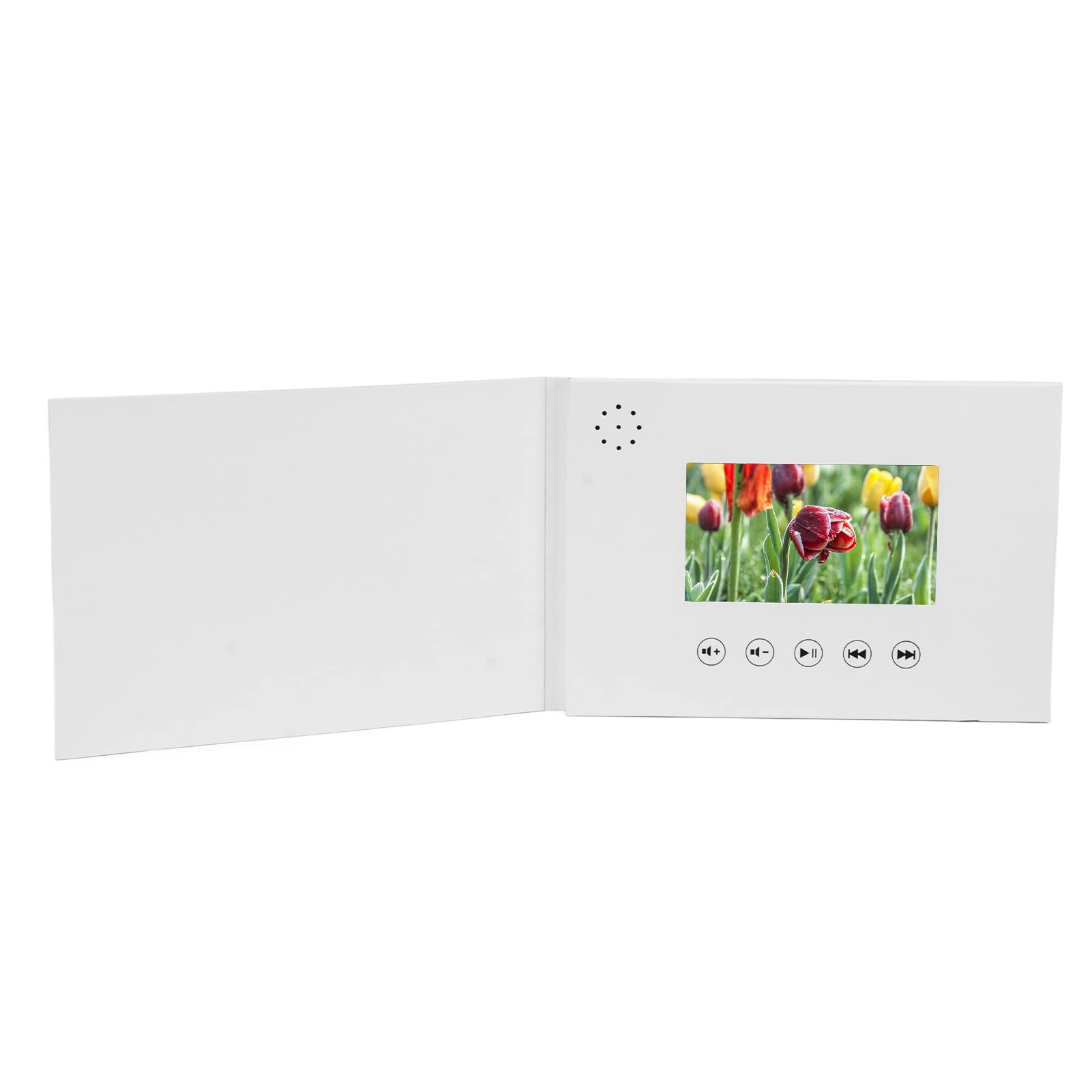 Video Greeting Card, Video Brochure Electronic Greeting Card with LCD Screen, Video Book That Plays Your Wedding Video, Wedding Video Book, Wedding Video Album (4.3inch)
