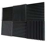 Foamily 6 Pack- Acoustic Panels Studio Foam Wedges 2" X 12" X 12"
