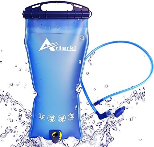 Hydration bladder ,2 liter 70 oz Water Storage Bladder Bag, for bicycling hiking camping runing , TPU material, Wide opening, Quick Release Tube, suitable any water backpack reservoir