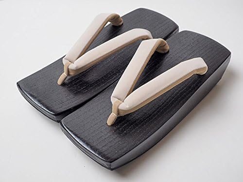 Amazon Junko Koshinoゆかた下駄 紳士用おしゃれ下駄 三昧舟形下駄 ブラック 服 ファッション小物 通販