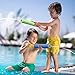 Creatck Water Gun, 4 Pack Water Guns for Kids Soft Foam Water Blaster Summer Pool Toys for Child Adults - Family Game Expert (Ramdon Color Handle)