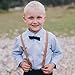 Apelna Skinny Leather Suspenders for Baby, Toddler, Children, Kids