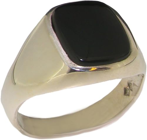 Solid 925 Sterling Silver Natural Onyx Mens Gents Signet Ring Sizes 6 To 13 Available Amazon Com Solid 925 Sterling Silver Natural Onyx Mens Gents Signet Ring Sizes 6 To 13 Available Amazon Com