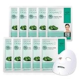 Dermal Korea Collagen Essence Facial Mask Sheet - Aloe (10 pack)