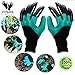 Votanta - Premium Garden Claw Gloves | Quick Easy to Dig and Plant Safe Hand and Fingers (Claw on EACH Hand) | Patio, Lawn & Garden | GIFT: 1 FREE PAIR OF NON-GRIPPING GLOVES WATERPROOF INCLUDED