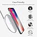ESR Wireless Charger,10W Slim Premium Qi Metal Frame Wireless Charging Pad for iPhone Xs Max/iPhone Xs/XR/X/8/8 Plus, Fast-Charging for the Galaxy S10/S10+/S10e/S9/S9 Plus/S8/Note 9/Note 8/Pixel 3
