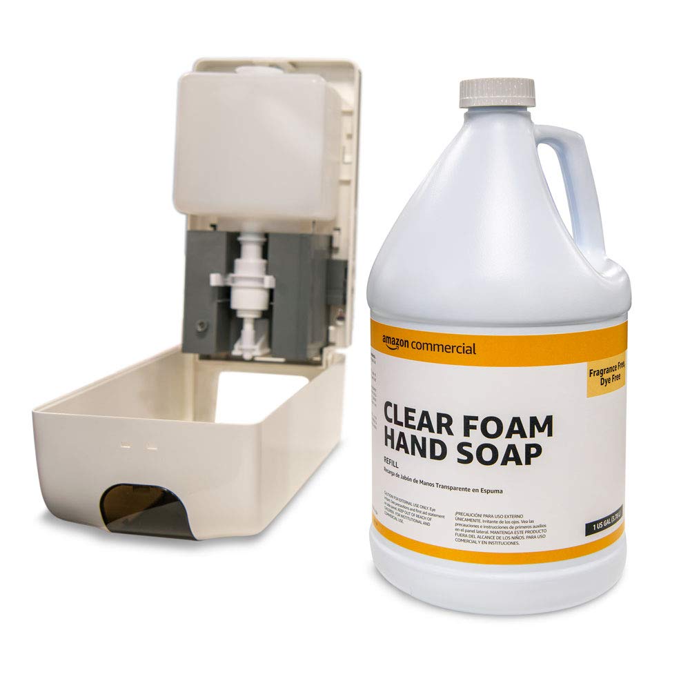 Commercial Clear Foam Hand Soap Refill, 1-Gallon, 2-Pack: Industrial & Scientific