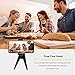 Mini Phone Tripod Table Stand, vamvo Phone Tripod with Pads and Soft Pistol Grip for DSLR 1/4