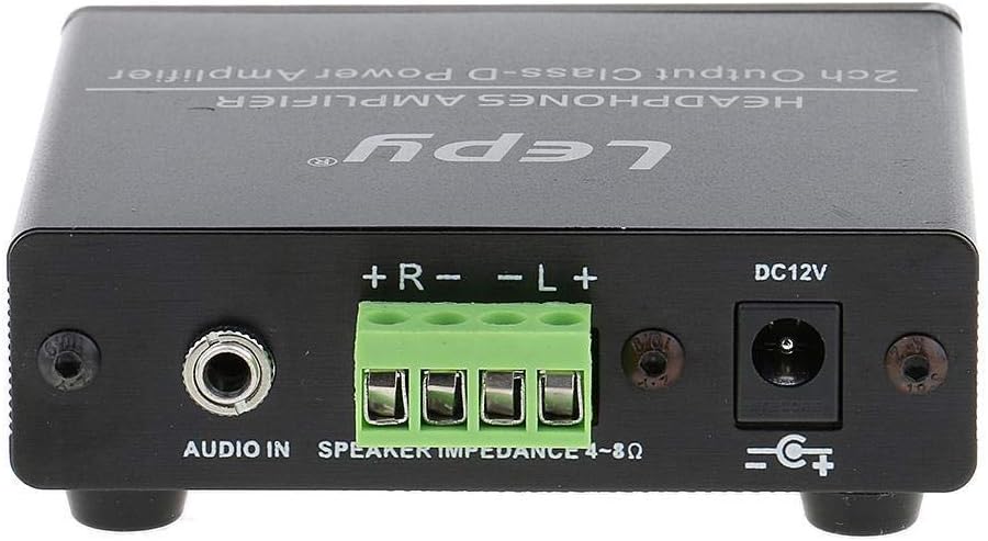 DollaTek LEPY LP-A1 Hi-Fi Stereo Audio Headphone Amplifier 2 Channel output Class D Power, Black/White - Image 5