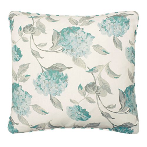 Laura Ashley Rosemary Decorative Pillow, 20 x 20, White/Blue