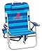Tommy Bahama 4-Position Big Boy Backpack Beach Chair - Blue Stripe