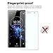 Sony XZ2 Screen Protector, Feitenn 3D Curved Full Screen Film 0.3mm HD Clear Gorilla Glass Screen Protector Film for Sony Xperia XZ2 (Clear)