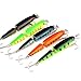 Lot 5 pcs Crankbait Crankbait Fishing Baits Lures Minnow Hooks 9.6g 10.5cm / 4.13