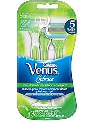 Health and Beauty: Gillette Venus Embrace Disposable Razors - 3 ct - Gillette