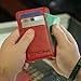 RFID Wallet Front Pocket Mini - Protective Minimal Wallets for Men and Women (Red)