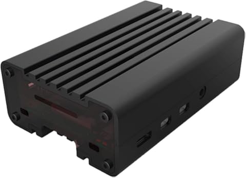 ILS - Carcasa de aleación de aluminio CNC para Raspberry Pi 4 Model B