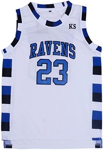 NICKER Scott #23 Tree Hill Ravens Basketball Jersey - White L