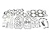 Subaru GENUINE SUBARU ENGINE GASKET KIT 2004 2005 2006 IMPREZA WRX STI OEM 10105AC140 10105AA590X