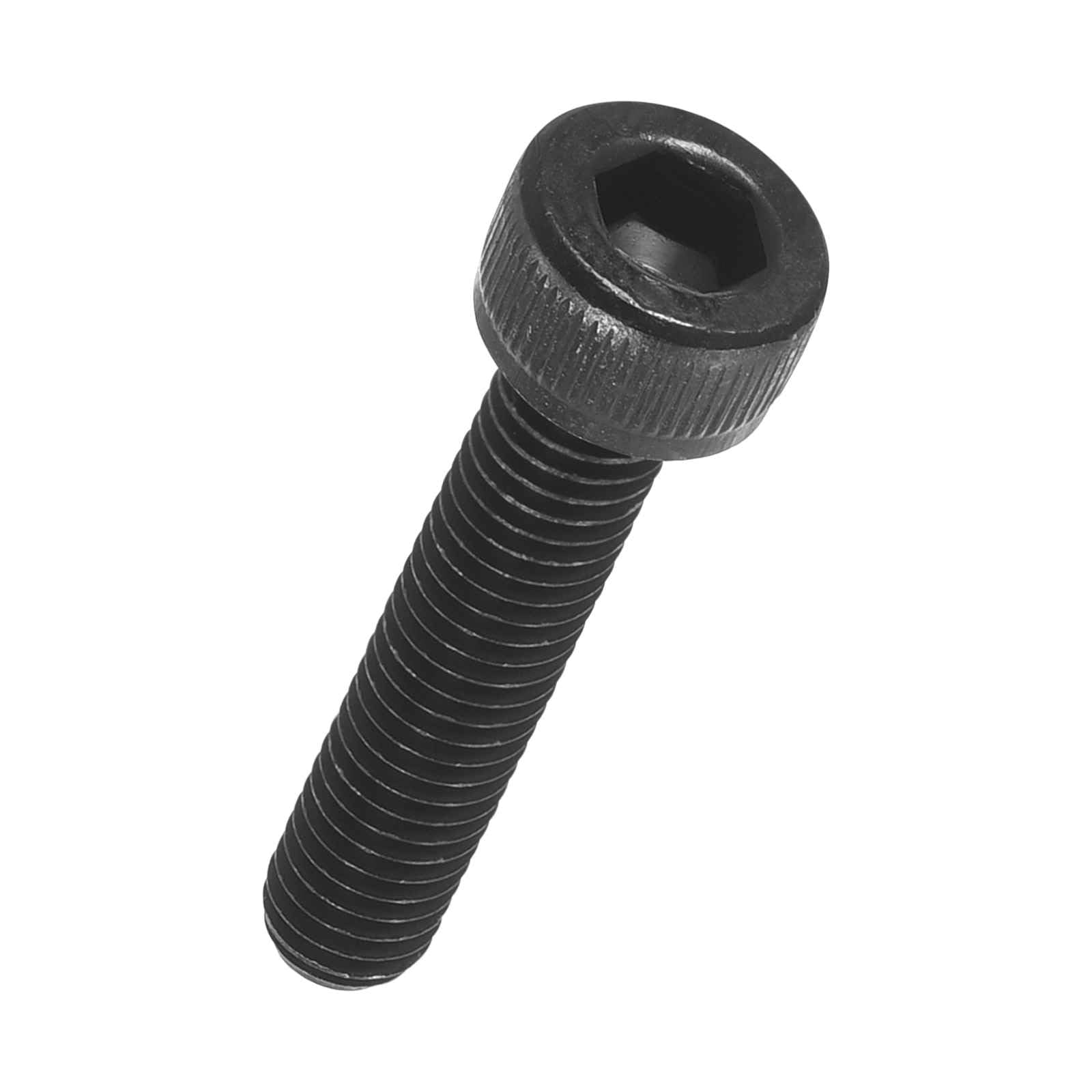 Kozelo 50pcs Socket Head Cap Screws - [M5-0.8 x 28mm] Alloy Steel Black Oxide Grade 12.9 Internal Hex Screw Full Thread for Industrial & Machinery Use, Black