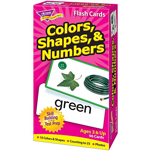 Colors, Shapes, and Numbers Skill Drill Flash Cards