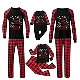 KASAAS Christmas Pajamas for Family Pjs Matching