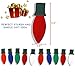 Christmas Car Decorations Magnets – Set of 10 Holiday Festive Magnets Decorate Your Refrigerator Car Garage Door