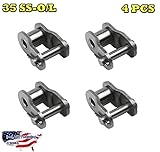 35 SS Stainless Steel Roller Chain Offset Link (4PCS)