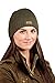 CacheAlaska Beanie Green Knit Ski Hat - Premium Wool Blend Cap - Designed
