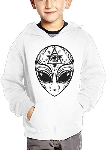 Why Hoodie Alien Head Baby Infant Boys Girls Long Sleeve Pocket Pullover