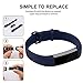 iGK Replacement Bands Compatible for Fitbit Alta and Fitbit Alta HR, Newest Adjustable Sport Strap Smartwatch Fitness Wristbands Black Navy Grey Large