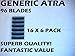 Gillette Atra Generic Blades - 96 Blades (16 x 6 Bulk Pack)