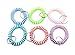 yueton Colorful Candy Bicolor Flexible Spiral Coil Wristband (Bicolor)