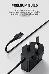 Bouge 5.5V Charger for Karcher Window Vac WV Plus 5 70 Black Edition Power Cord view 3