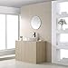 KRAUS Elavo Round Vessel White Porcelain Ceramic Bathroom Sink, 18 inch KCV-140