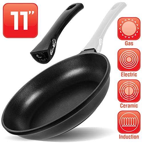 Frying Pan Nonstick 11 inch Big Frying Pan Induction Frying Pan