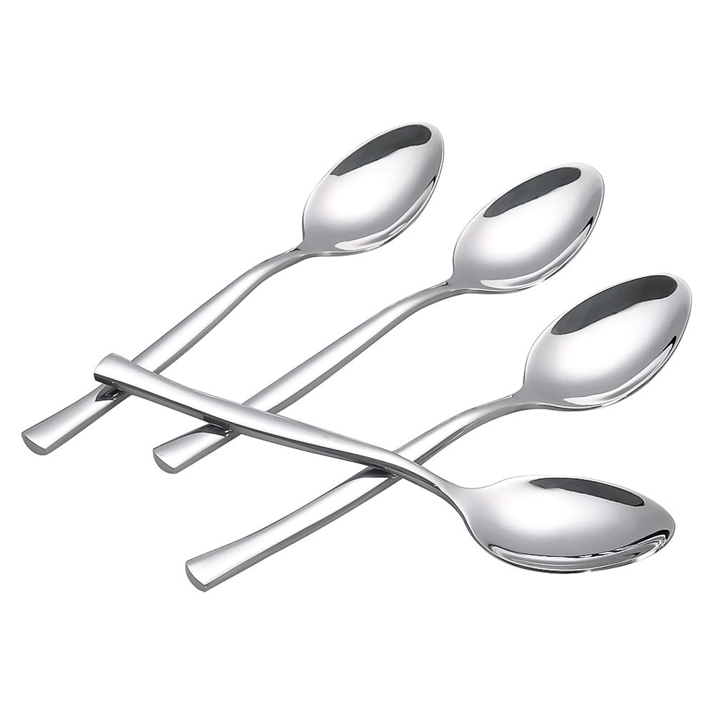Xowine 12-Piece Dessert Spoon, Stainless Steel Small Spoons
