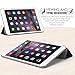 MoKo Case Fit iPad Mini 3/2 / 1, Slim Lightweight Smart Shell Stand Cover with Translucent Frosted Back Protector Fit Apple iPad Mini 1 / Mini 2 / Mini 3, Space Gray (with Auto Wake/Sleep)