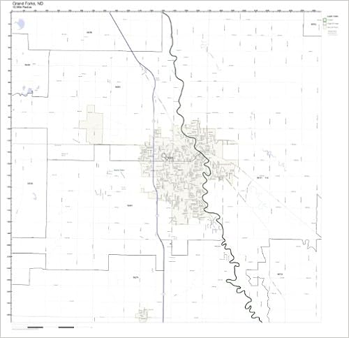 Grand Forks Zip Code Map Grand Forks, Nd Zip Code Map Laminated: Amazon.com: Books
