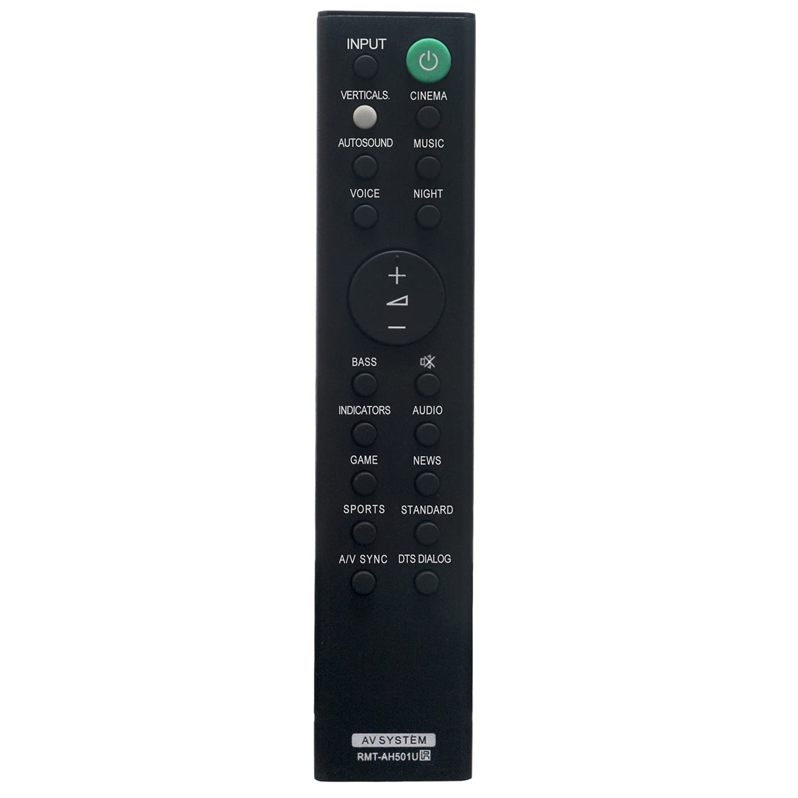 ALLIMITY RMT-AH501U Remote Control Replace fit for Sony Soundbar AV System HT-X8500 RMTAH501U HTX8500