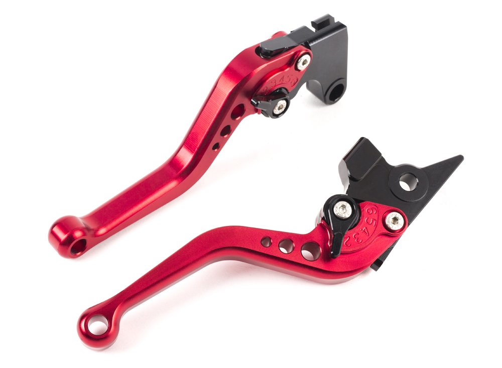 Motorcycle Short Brake Clutch Levers CNC Adjustable Aluminum for MT-07 14-17,MT09/SR/FZ9 14-17,FZ1 FAZER 06-15,FZ8 11-15,FZ6R 09-15,FZ6 FAZER,XSR 700/900 ABS,XJR DIVERSION (F16/Y688) SPL077