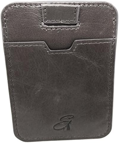 RFID Blocking Minimalist Travel Wallet: Slim Front Pocket With Smart Pull Tab