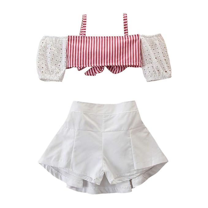 Samgami Baby Girls Cotton Kurta with Salwar Set in White Color